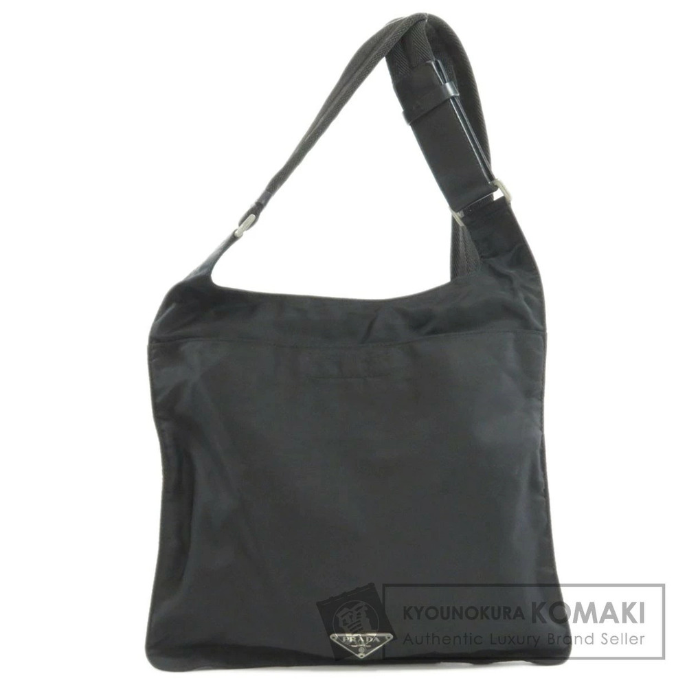 Prada Tessuto Crossbody Plate shoulder bag